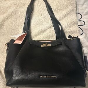 Poppy & Peonies Limited Edition Anniversary Black Tote Bag